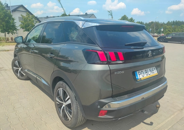 Peugeot 3008 cena 70000 przebieg: 85000, rok produkcji 2019 z Mosina małe 56